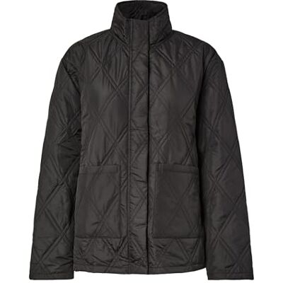 PIECES dam Pcmista Ls quiltad jacka Pwp, svart, L PIECES dam Pcmista Ls quiltad jacka Pwp, svart, L