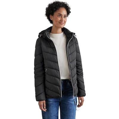 Street One A201969 kort quiltad jacka, svart, 36, svart, 36 Street One A201969 kort quiltad jacka, svart, 36, svart, 36