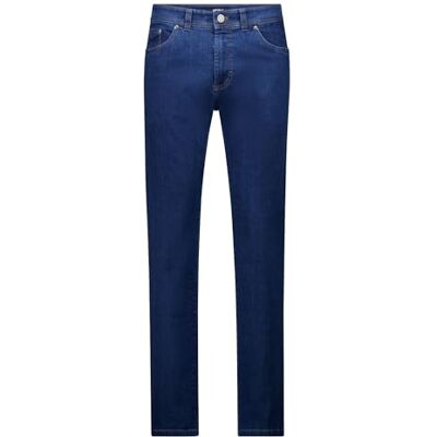 Atelier GARDEUR Raka jeans för män, Blå (Indigo 67), 31W x 32L Atelier GARDEUR Raka jeans för män, Blå (Indigo 67), 31W x 32L