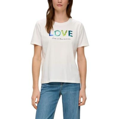s.Oliver T-shirt med paljetter, 02d1, 34 s.Oliver T-shirt med paljetter, 02d1, 34