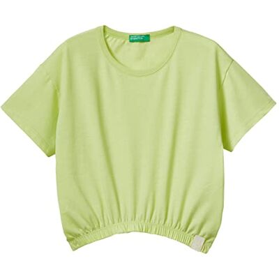 United T-shirt för flickor, Giallo Lime 679, S United T-shirt för flickor, Giallo Lime 679, S