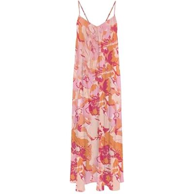 ONLY Onlnova Life Vis Roxy Long Dress AOP, Gyllene vallmo, XL ONLY Onlnova Life Vis Roxy Long Dress AOP, Gyllene vallmo, XL