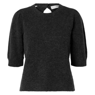 SELECTED FEMME SLFLULU SS öppen rygg stickad O-hals NOOS, Volcanic ask/detalj: melerad, XL SELECTED FEMME SLFLULU SS öppen rygg stickad O-hals NOOS, Volcanic ask/detalj: melerad, XL