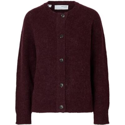 SELECTED FEMME Slflulu Ls stickade kort cardigan Noos, Fig, XXL SELECTED FEMME Slflulu Ls stickade kort cardigan Noos, Fig, XXL