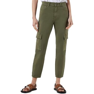 NOISY MAY dam Nmmoni Hw Cargo ANK Color Noos jeans, BRUN, 27W / 32L NOISY MAY dam Nmmoni Hw Cargo ANK Color Noos jeans, BRUN, 27W / 32L