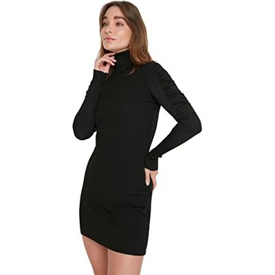 Trendyol Klänning Svart Midi, Svart, 64 SE Trendyol Klänning Svart Midi, Svart, 64 SE