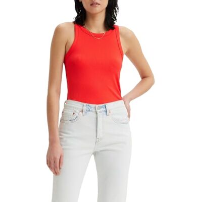 Levi's Dreamy Tank High Red, Hög röd, S Levi's Dreamy Tank High Red, Hög röd, S