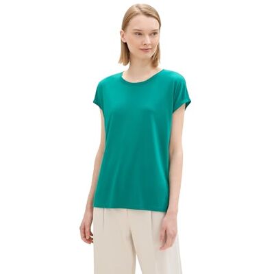 TOM TAILOR Denim T-shirt för kvinnor, 35914 – Jade Green, S TOM TAILOR Denim T-shirt för kvinnor, 35914 – Jade Green, S