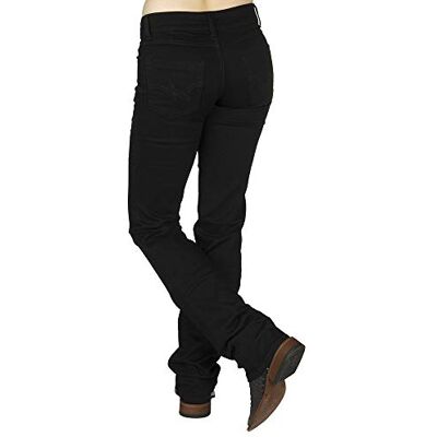 Wrangler Premium Patch Mae Damjeans, Svart, 3-32 Wrangler Premium Patch Mae Damjeans, Svart, 3-32