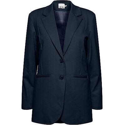 ICHI Dam IHKATE SUS Oversize BL Casual Blazer, 194010/Total Eclipse, XXL, 194010 / Total Eclipse, XXL ICHI Dam IHKATE SUS Oversize BL Casual Blazer, 194010/Total Eclipse, XXL, 194010 / Total Eclipse, XXL