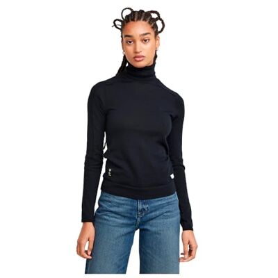 G-STAR RAW Core Slim Turtle Knit, Blå (Osaka blå D25510-d847-3873), M G-STAR RAW Core Slim Turtle Knit, Blå (Osaka blå D25510-d847-3873), M