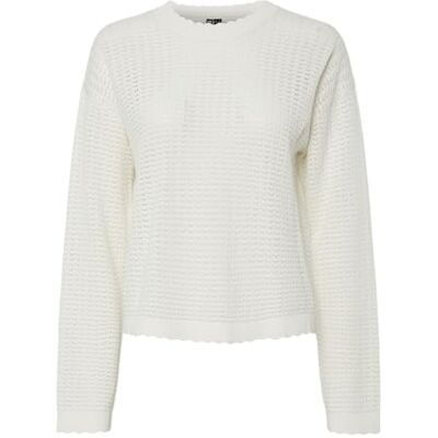 PIECES Pcscout Ls O-Neck Knit Bc, Molndansare, L PIECES Pcscout Ls O-Neck Knit Bc, Molndansare, L