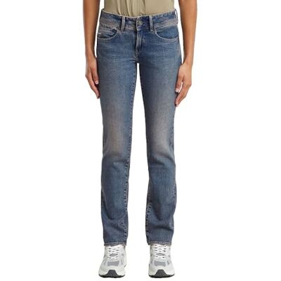G-STAR dam Midge Slim Straight Wmn jeans, Blå (Antik Faded Litium Flame D26424-d503-h072), 26W / 30L G-STAR dam Midge Slim Straight Wmn jeans, Blå (Antik Faded Litium Flame D26424-d503-h072), 26W / 30L