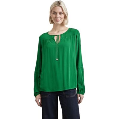 Street One Dobby tunika blus w tejp detalj, svart, 44 Street One Dobby tunika blus w tejp detalj, svart, 44
