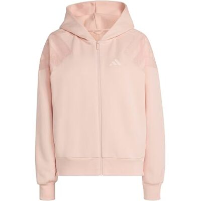 adidas Kobiety FUTURE ICONS THREE STRIPES HOODIE, blush pink, S adidas Kobiety FUTURE ICONS THREE STRIPES HOODIE, blush pink, S