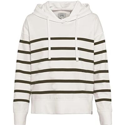 camel active Womenswear Dam 309383/1F65 huvtröja, Pine OliveStriped, XS, Pine Olivestriped, XS camel active Womenswear Dam 309383/1F65 huvtröja, Pine OliveStriped, XS, Pine Olivestriped, XS