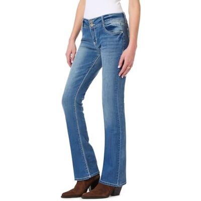 WallFlower Women's InstaStretch Luscious Curvy Bootcut Jeans, Jenny, 11 Long WallFlower Women's InstaStretch Luscious Curvy Bootcut Jeans, Jenny, 11 Long