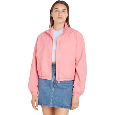 Tommy Jeans Dam Tjw Essential jacka Windbreakers, Kittlad rosa, L Tommy Jeans Dam Tjw Essential jacka Windbreakers, Kittlad rosa, L