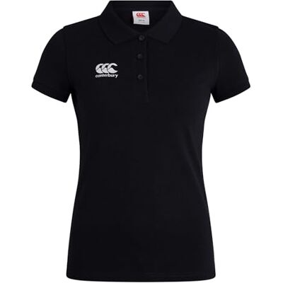 Canterbury Waimak Polo - Kvinna 2XS Svart Canterbury Waimak Polo - Kvinna 2XS Svart