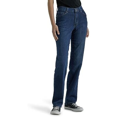 Lee Jeans med raka ben och lös passform för kvinnor, 50 kort Lee Jeans med raka ben och lös passform för kvinnor, 50 kort