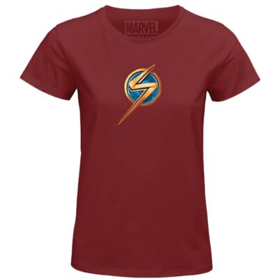 Marvel T-shirt dam, Vinröd, S Marvel T-shirt dam, Vinröd, S
