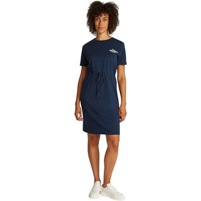 Tommy Hilfiger dam HILFIGER T-SHIRT KLÄNNING WW0WW45529, blå, XXXL, Blå (mörk natt marinblå), 3XL Tommy Hilfiger dam HILFIGER T-SHIRT KLÄNNING WW0WW45529, blå, XXXL, Blå (mörk natt marinblå), 3XL