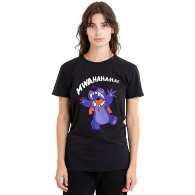Lilo and Stitch Lilo och Stitch onda skratt damer t-shirt, svart, medium, Svart, M Lilo and Stitch Lilo och Stitch onda skratt damer t-shirt, svart, medium, Svart, M