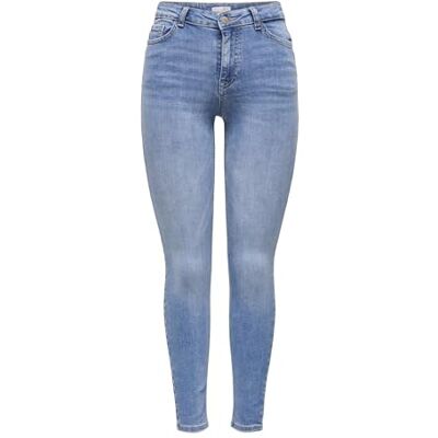 JDY fina Mw Skinny ANK JNS Mb Noos DNM, Mellanblå denim, L / 34L JDY fina Mw Skinny ANK JNS Mb Noos DNM, Mellanblå denim, L / 34L