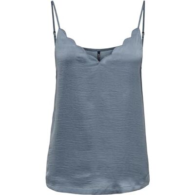 ONLY Kvinnlig topp utan ärmar, Blå (Blue Mirage), 38 ONLY Kvinnlig topp utan ärmar, Blå (Blue Mirage), 38