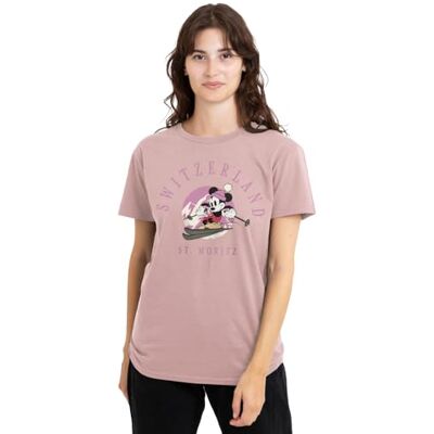 Mickey Mouse mandarin creative ltd Musse Pigg Schweiz rosa dam t-shirt, rosa, X-Large, Rosa, XL Mickey Mouse mandarin creative ltd Musse Pigg Schweiz rosa dam t-shirt, rosa, X-Large, Rosa, XL