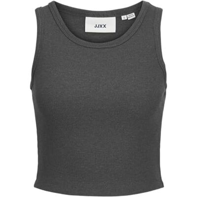 JJXX JACK&JONES Jxfallon STR Sl Rib Top JRS Noos, Mörkgrå melange, L JJXX JACK&JONES Jxfallon STR Sl Rib Top JRS Noos, Mörkgrå melange, L
