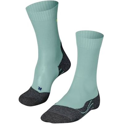 FALKE dam Vandringsstrumpor TK2 Explore Cool W So lyocell funktionsgarn tjock anti-blåsor 1 par, Grön Mint 7630, 35-36 FALKE dam Vandringsstrumpor TK2 Explore Cool W So lyocell funktionsgarn tjock anti-blåsor 1 par, Grön Mint 7630, 35-36