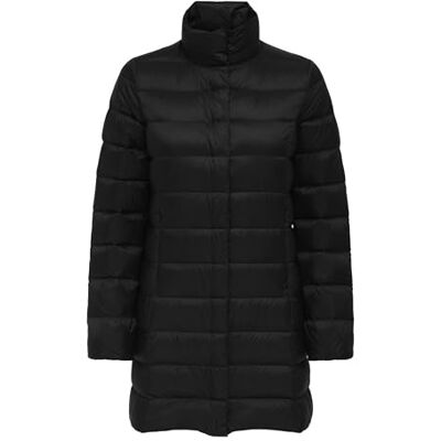 ONLY Onlruby Quilted Down Coat Otw, svart, L ONLY Onlruby Quilted Down Coat Otw, svart, L