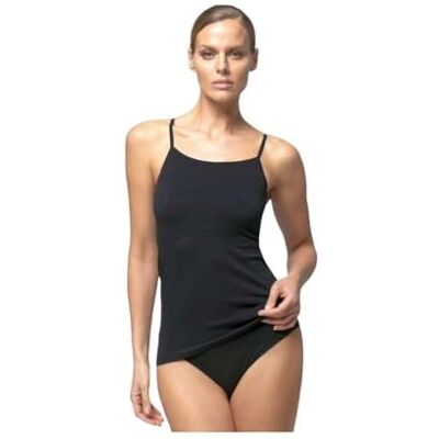 POMPEA Canotta Seamless, Ärmlös tröja, Svart, L-XL POMPEA Canotta Seamless, Ärmlös tröja, Svart, L-XL