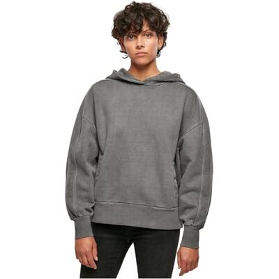 Urban Classics Dam tung Terry Garment Dye Hoody tröja, mörkshadow, XXL, Mörkskugga, XXL Urban Classics Dam tung Terry Garment Dye Hoody tröja, mörkshadow, XXL, Mörkskugga, XXL