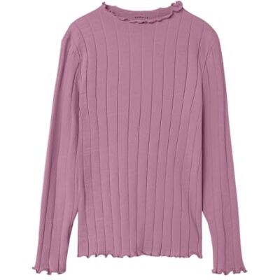 NAME IT Namn IT flicka Nkfnoline Ls Slim Top Noos långärmad tröja, mauve orchid, 116 NAME IT Namn IT flicka Nkfnoline Ls Slim Top Noos långärmad tröja, mauve orchid, 116
