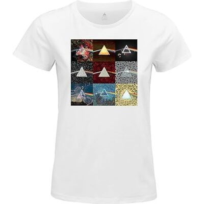 cotton division T-shirt dam, Vitt och blått, XXL cotton division T-shirt dam, Vitt och blått, XXL