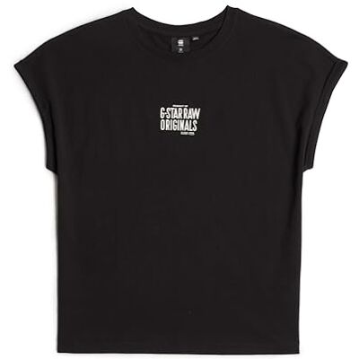 G-STAR RAW G-STAR Flicka, SLess, lös t-shirt, Svart (Dk Black D25558-01-6484), 6 år G-STAR RAW G-STAR Flicka, SLess, lös t-shirt, Svart (Dk Black D25558-01-6484), 6 år