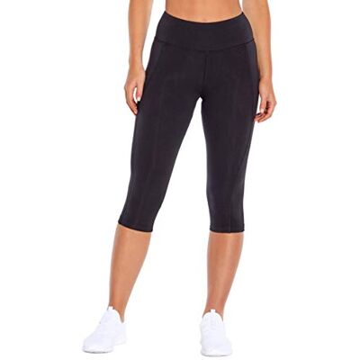 Marika dam Carrie Slim Fit Capri legging, svart, liten Marika dam Carrie Slim Fit Capri legging, svart, liten