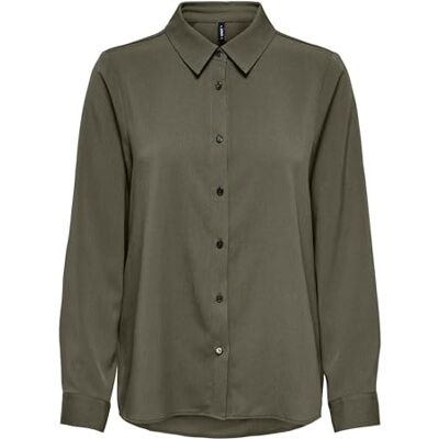 ONLY Onlnova Life Elite L/S New Grace Shirt, Kalamata, L ONLY Onlnova Life Elite L/S New Grace Shirt, Kalamata, L