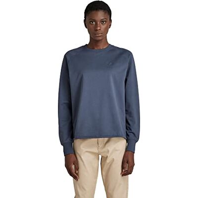 G-STAR RAW Dam Fish Tail Gr R Sw tröja, Blå (Fantem Blue D136-863), XS G-STAR RAW Dam Fish Tail Gr R Sw tröja, Blå (Fantem Blue D136-863), XS