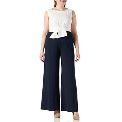 Vera Mont Vera Mount Vera Mount Jumpsuit dam, Mörkblå/grädde., 48 Vera Mont Vera Mount Vera Mount Jumpsuit dam, Mörkblå/grädde., 48