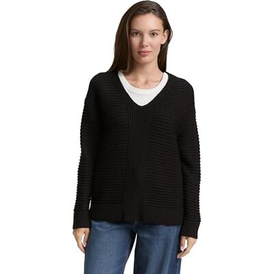 TOM TAILOR damtröja, 14482 – djup svart, 3XL TOM TAILOR damtröja, 14482 – djup svart, 3XL