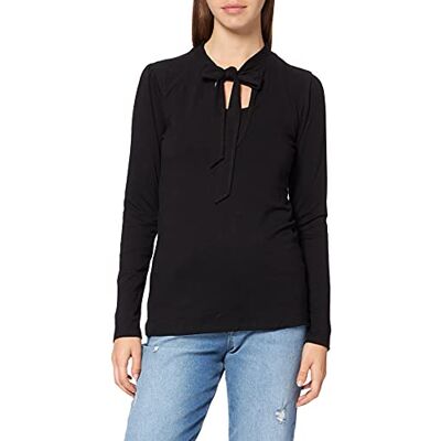 Noppies Studio dam Top Nurs Ls Gwinn T-shirt, Svart – P090, 42 Noppies Studio dam Top Nurs Ls Gwinn T-shirt, Svart – P090, 42