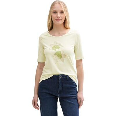TOM TAILOR dam-t-shirt med tryck, 37763 – Touch of mint, XS TOM TAILOR dam-t-shirt med tryck, 37763 – Touch of mint, XS