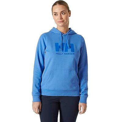 Helly Hansen Dam W HH logo huvtröja, ultrablå, S Helly Hansen Dam W HH logo huvtröja, ultrablå, S