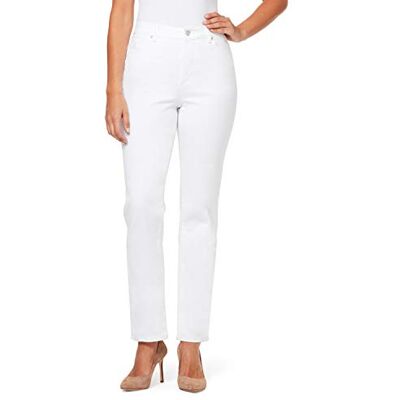 Gloria Vanderbilt dam amanda taper jeans, Vintage vit, 36 SE Kort Gloria Vanderbilt dam amanda taper jeans, Vintage vit, 36 SE Kort