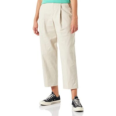 JJXX Women's JXLYKKE Relaxed HW Chino Pants NOOS chinobyxor, krämfärgad, 25 JJXX Women's JXLYKKE Relaxed HW Chino Pants NOOS chinobyxor, krämfärgad, 25