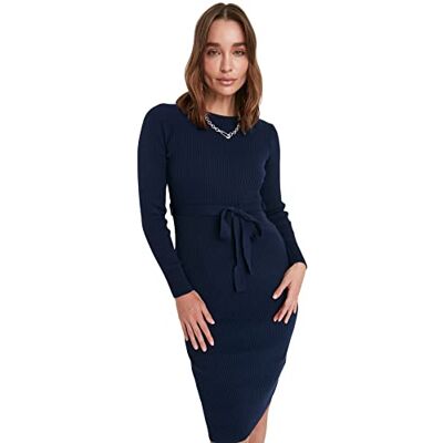 Trendyol dam Midi Bodycon Tight Klänning Klänning Trendyol dam Midi Bodycon Tight Klänning Klänning