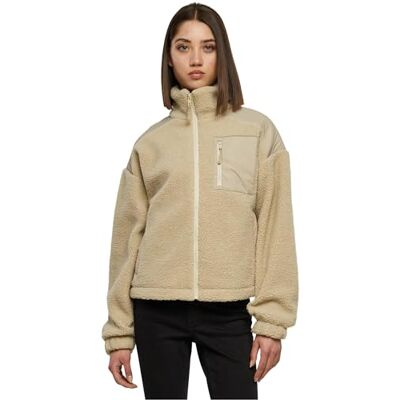Urban Classics Damjacka Ladies Sherpa Mix Jacka wetsand XXL, Wetsand, XXL Urban Classics Damjacka Ladies Sherpa Mix Jacka wetsand XXL, Wetsand, XXL